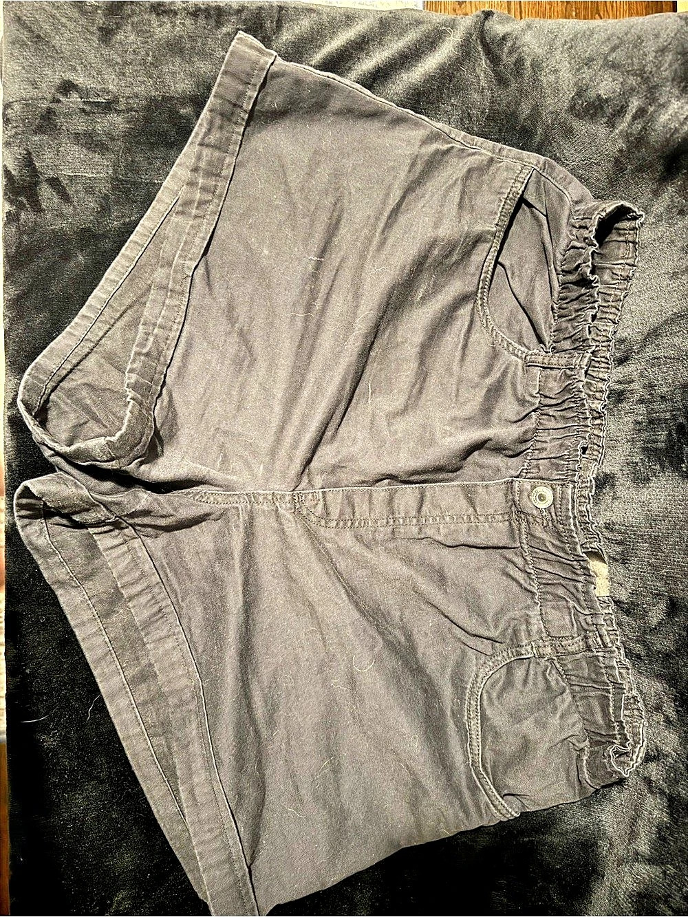 Women's High Waist Black Shorts